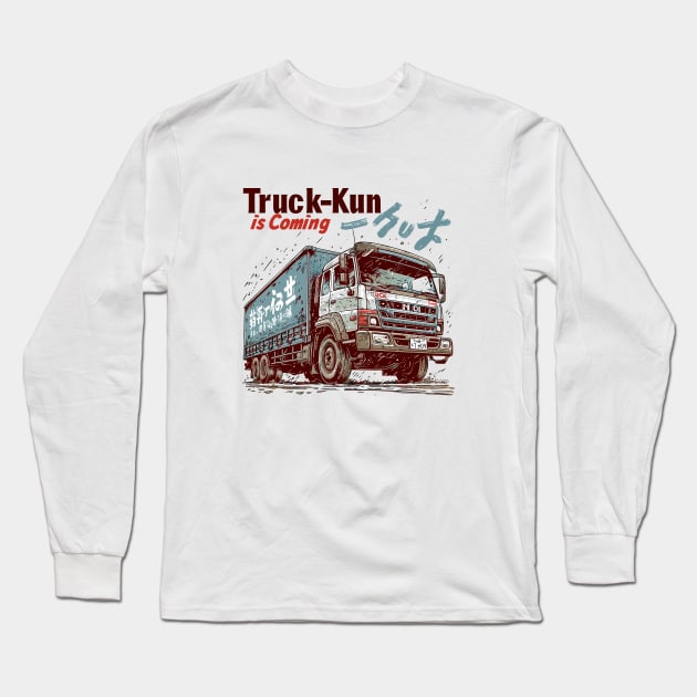 Watch Out for Truck Kun Long Sleeve T-Shirt by Klover